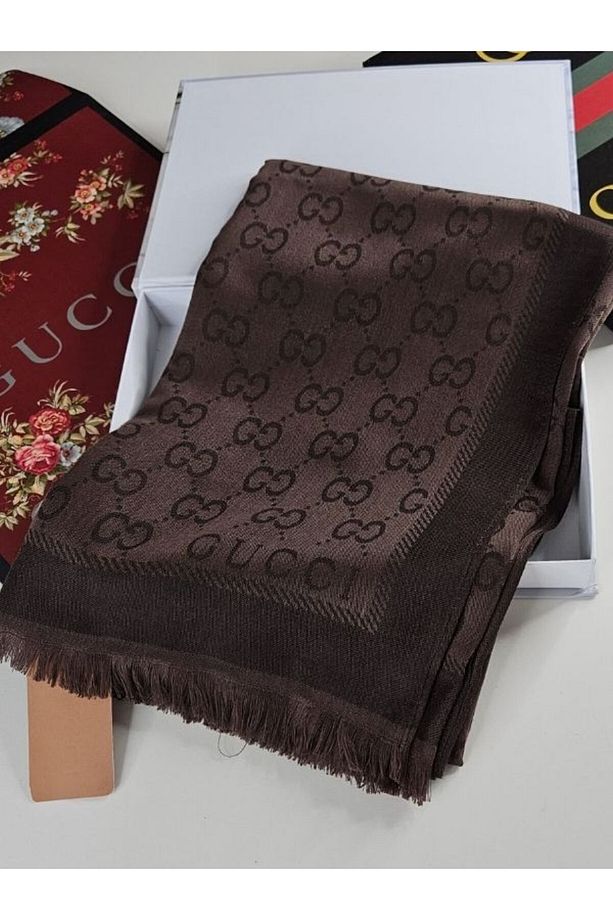 Yün Kaşmir Şal Pamuk G Desen Premium Kumaş - 1
