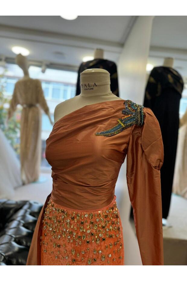 Tek Omuz İpek Büstiyer - 1