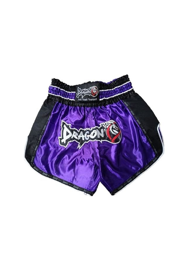 MT3075 Retro NEO Muaythai Şortu Mor Muay Thai Şort - 5