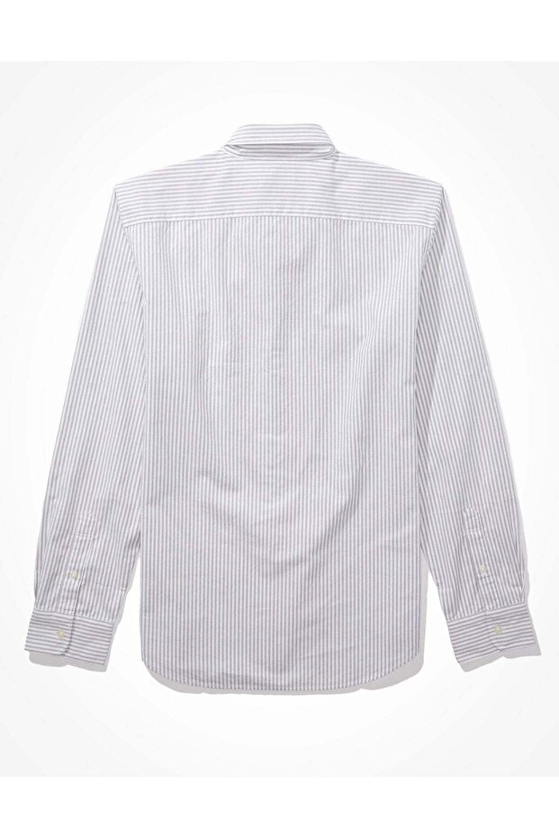 AE Striped Slim Fit Oxford Button-Up Shirt - 4
