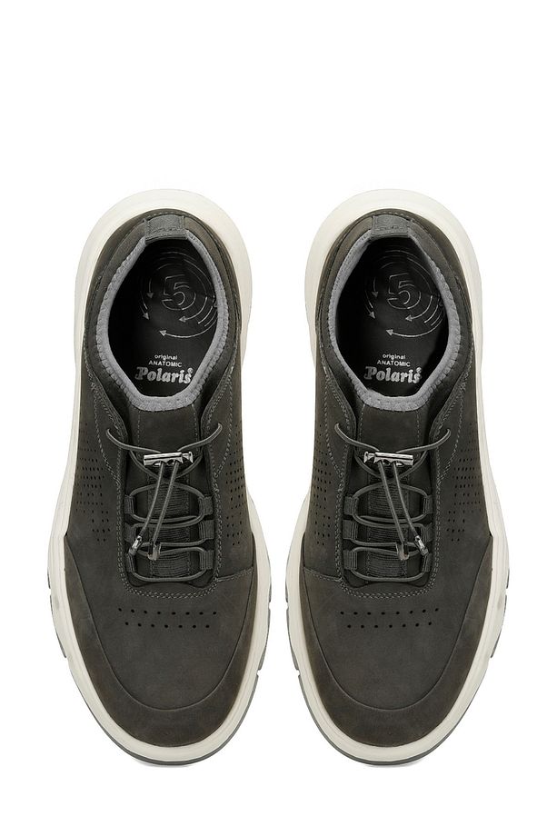 108075N.M 5FX GRI Erkek Comfort Ayakkabı - 4