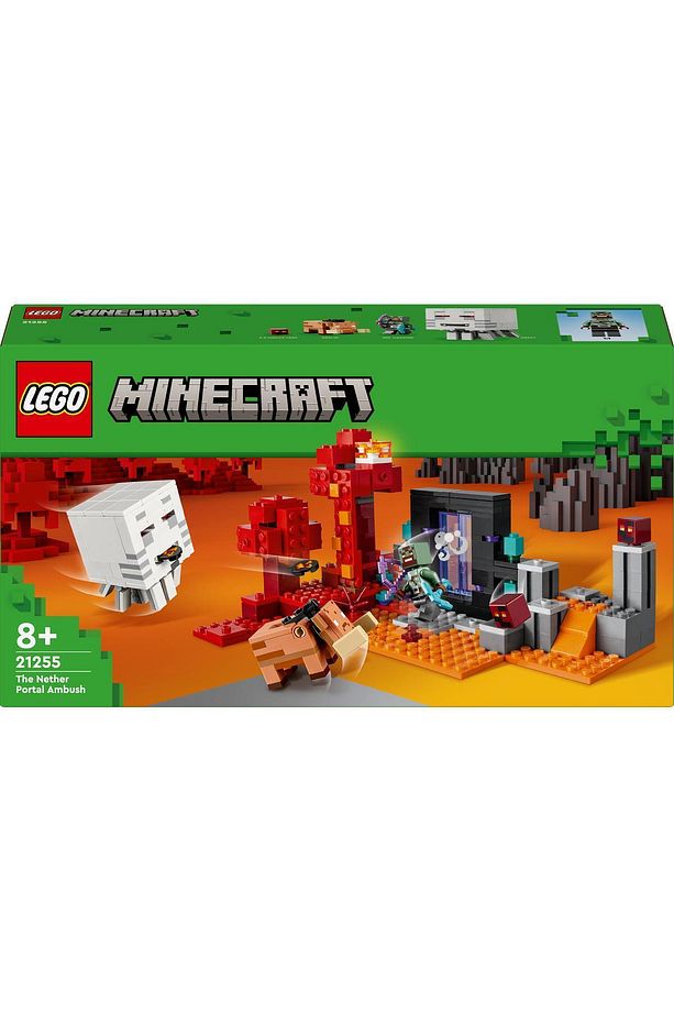 ® Minecraft® Nether Geçidi Pususu 21255 - 8+ Yaratıcı Oyuncak Yapım Seti (352 Parça) - 4