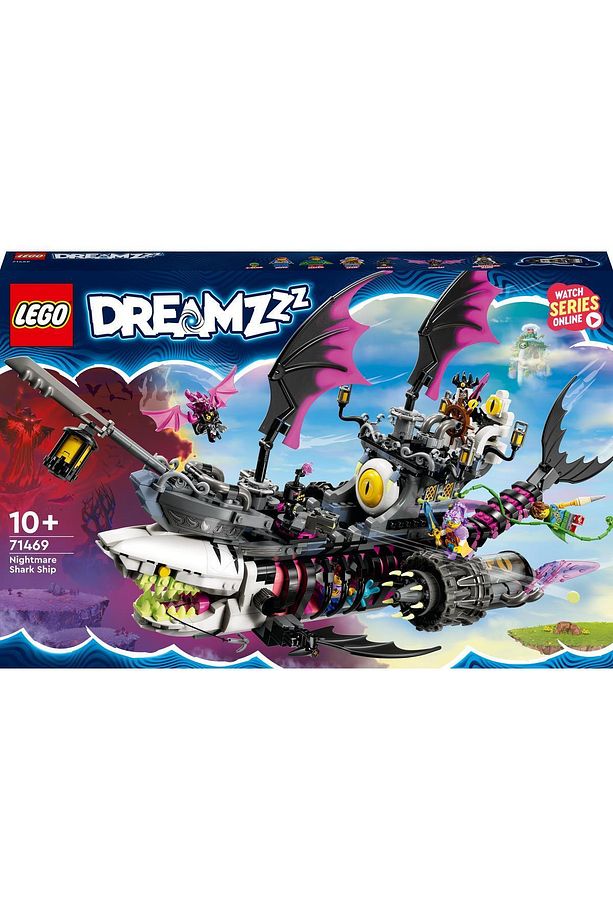 ® DREAMZzz™ Kabus Köpek Balığı Gemisi 71469 - 10 Yaş ve Üzeri  Oyuncak Yapım Seti (1389 Parça) - 4