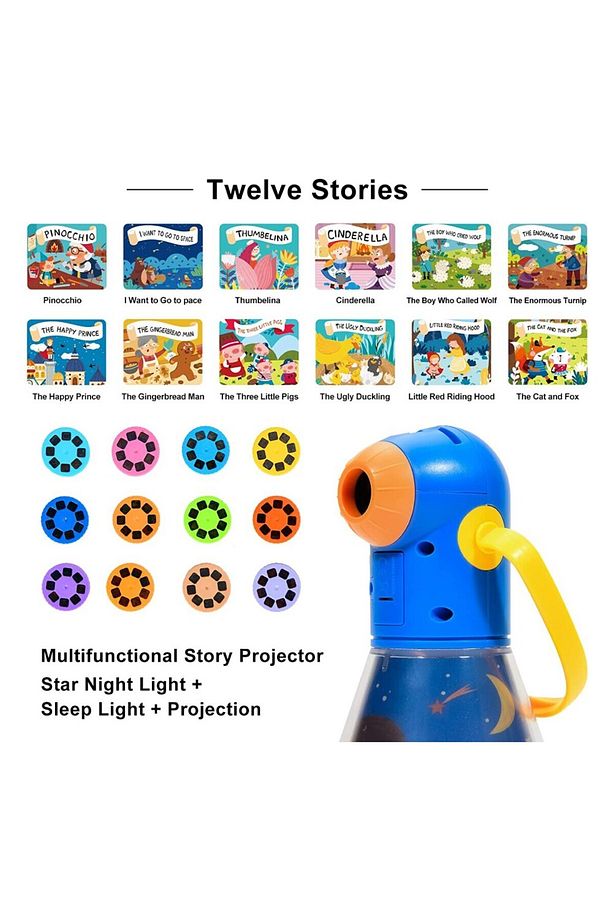 Masal Projeksiyonu-kıds Storybook Torch - 2