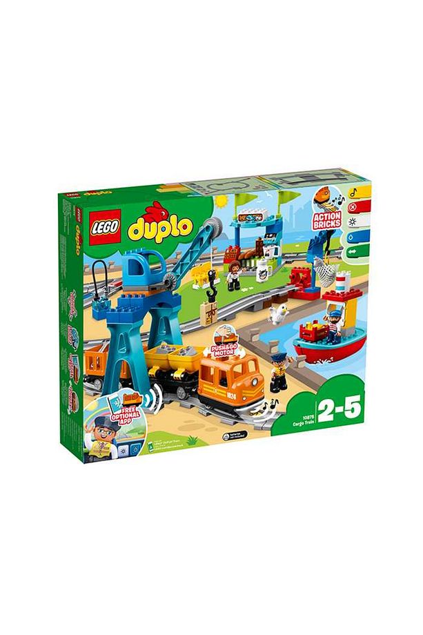 ® DUPLO® Kargo Treni 10875 - Çocuklar için Oyuncak Yapım Seti (105 Parça) - 5