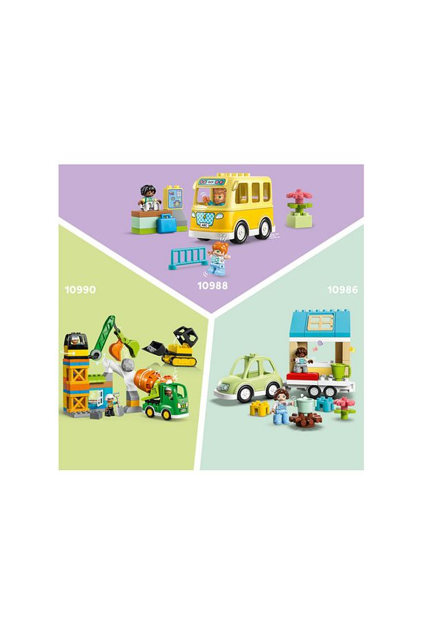 ® DUPLO® Kasabası Geri Dönüşüm Kamyonu 10987 - 2 Yaş ve Üzeri için Oyuncak Yapım Seti (15 Parça) - 5