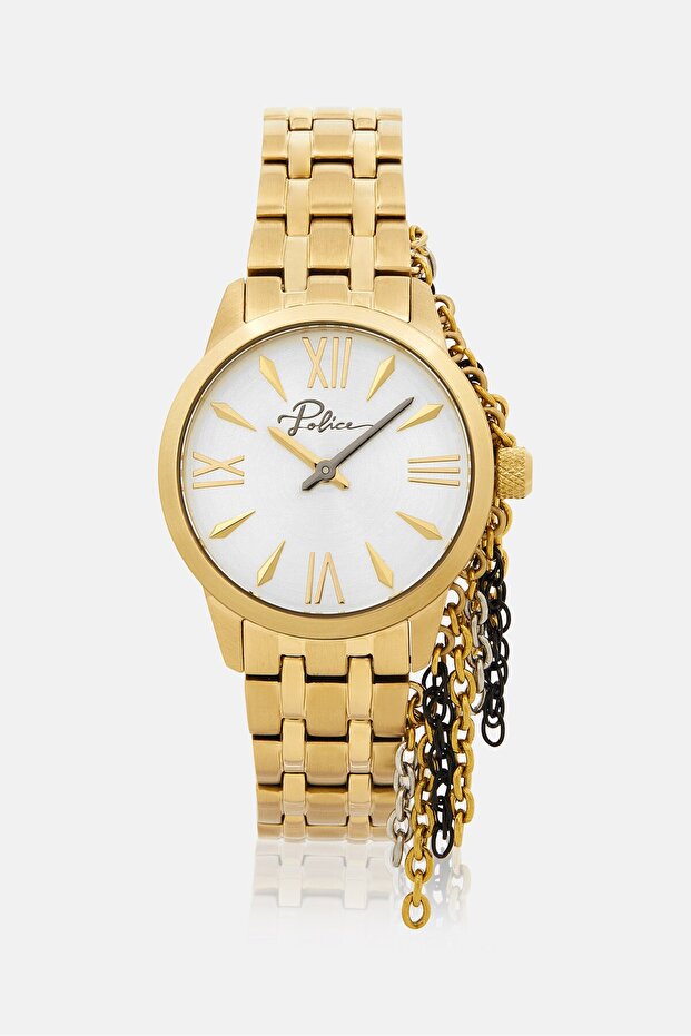 Womens P 16030BSG-04M Analog Watch 38 mm, Gold