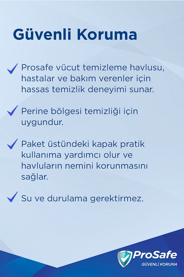 Vücut Temizleme Havlusu / Vücut Temizleme Mendili 48 Yaprak Tekli Pk - 3