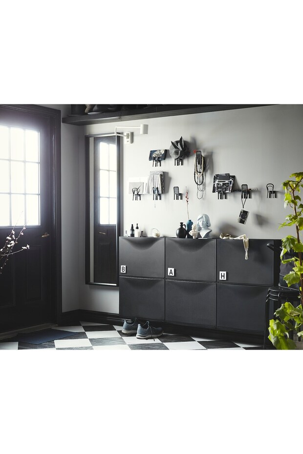 خطاف، أسود (عبوة من 3 قطع) - 3