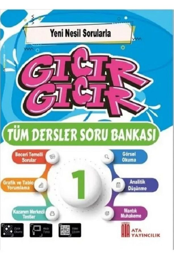 1.Sınıf Eğlenceli Gıcır Gıcır Tüm Dersler Soru Bankası ve Kodlama Seti - 3