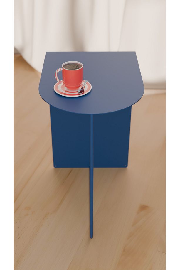 Modern ve Minimalist Yan Sehpa - Yüksek Kalite Çelik, Çok Renkli Seçenekler - 7