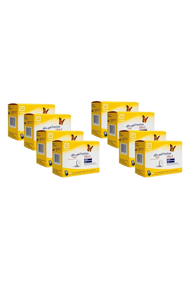 جهاز استشعار الجلوكوز Abbott Freestyle Libre 2 (عبوة من 8 قطع)
