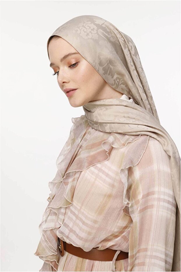 Brokar Şal - Bej - 1