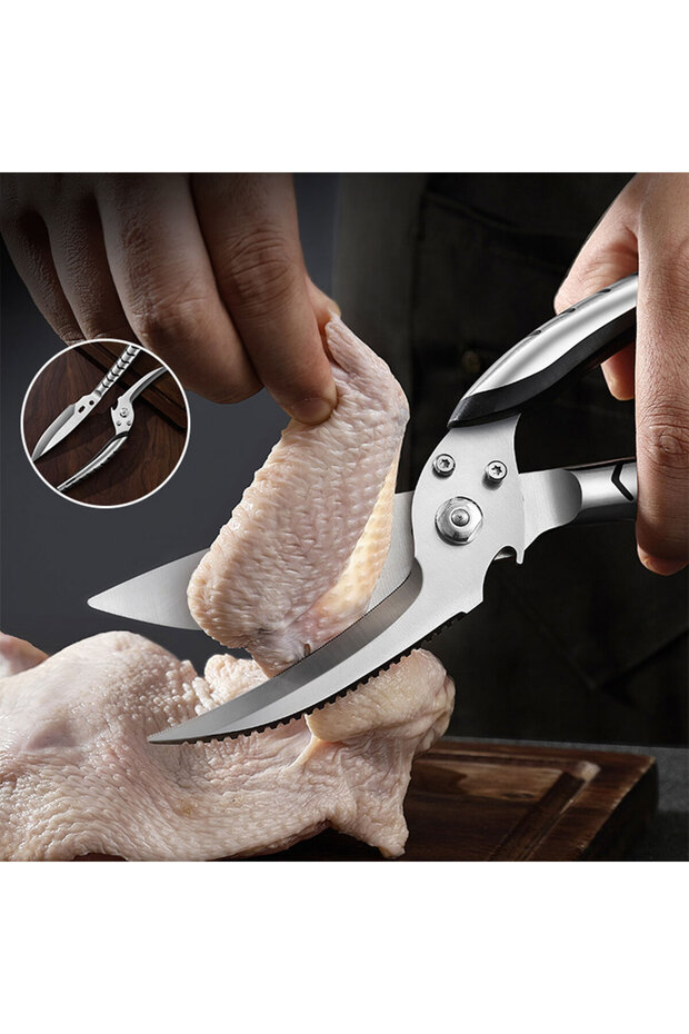 Cutting scissors and knife for kitchen - 4