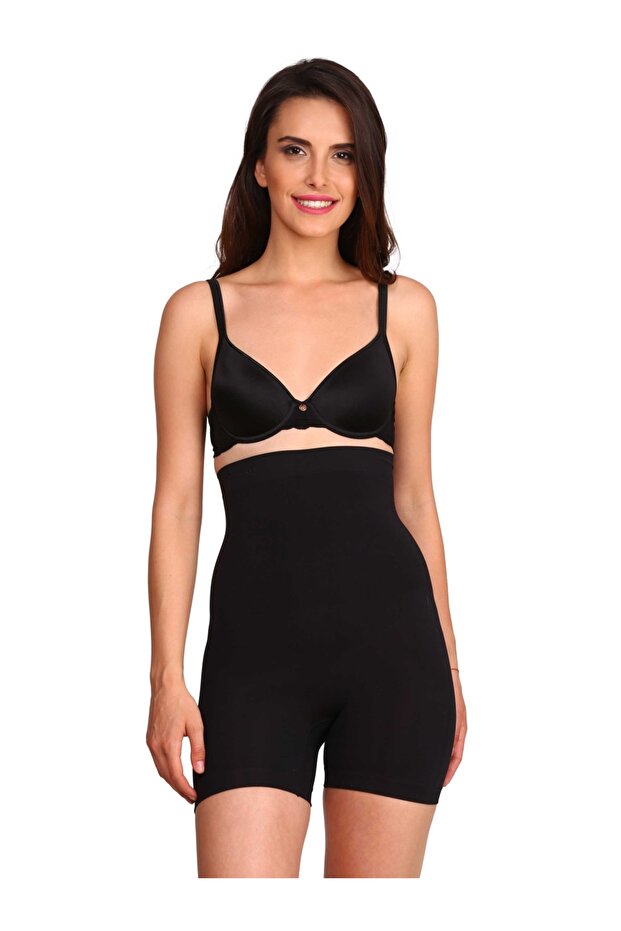 Shapewear High Waist Short 6708-01 Black