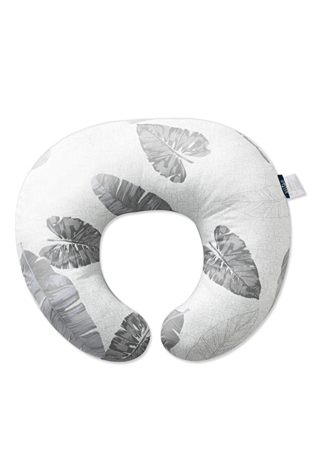 Baby Nursing and Feeding Pillow - Leaves, 0-9 Months