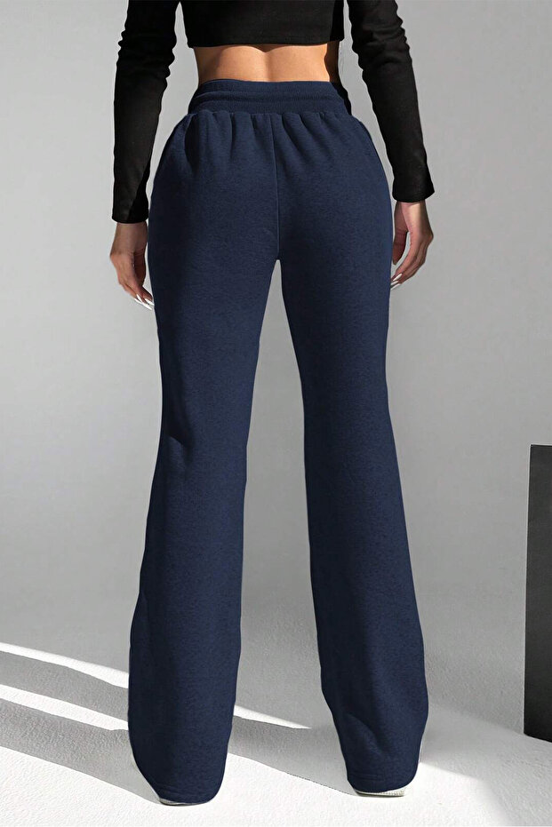 Kadın İspanyol Paça Basic Eşofman Altı - 3