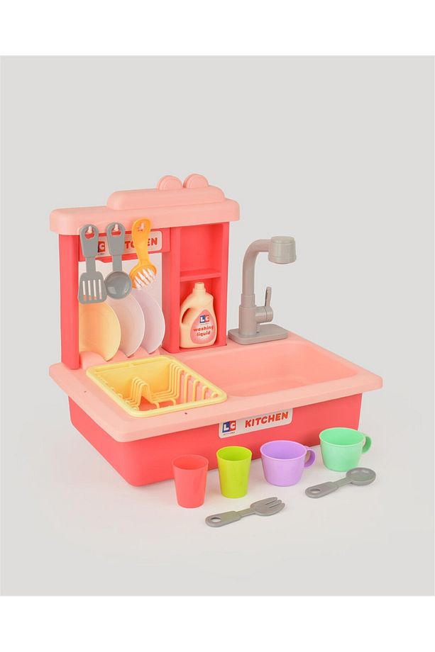 LC Pilli İnteraktif Lavabo Seti FUŞYA pembe 30916 - 6