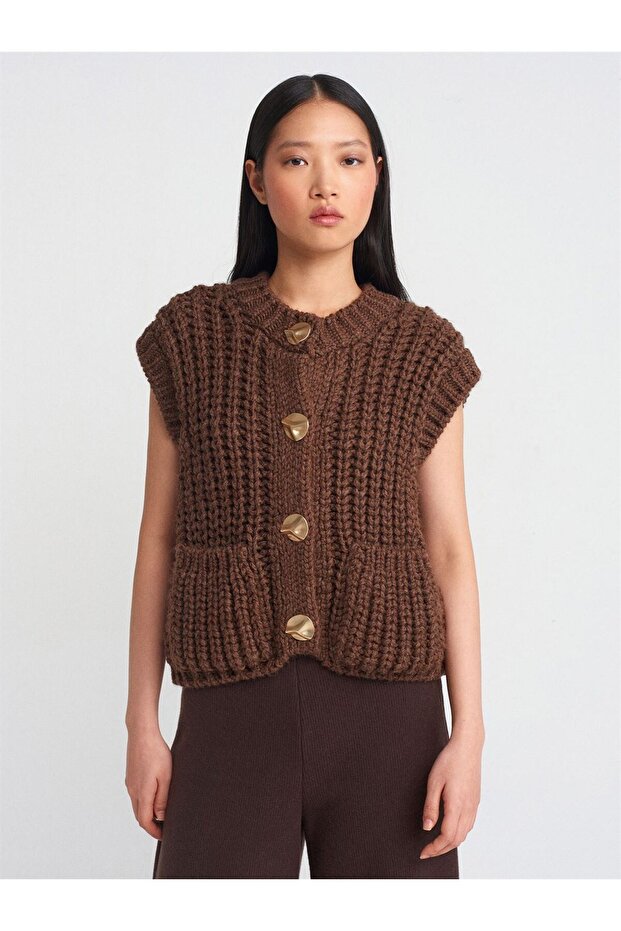 60961 Dilvin Triko Yelek - 2