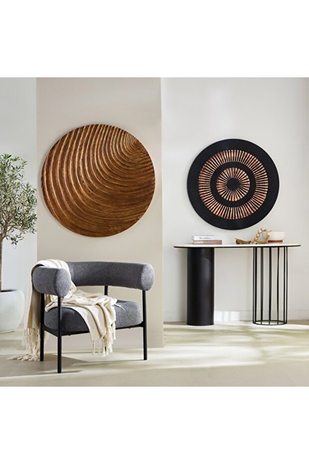 لوحة حائط دائرية من رينا MDF 90 سم - 5