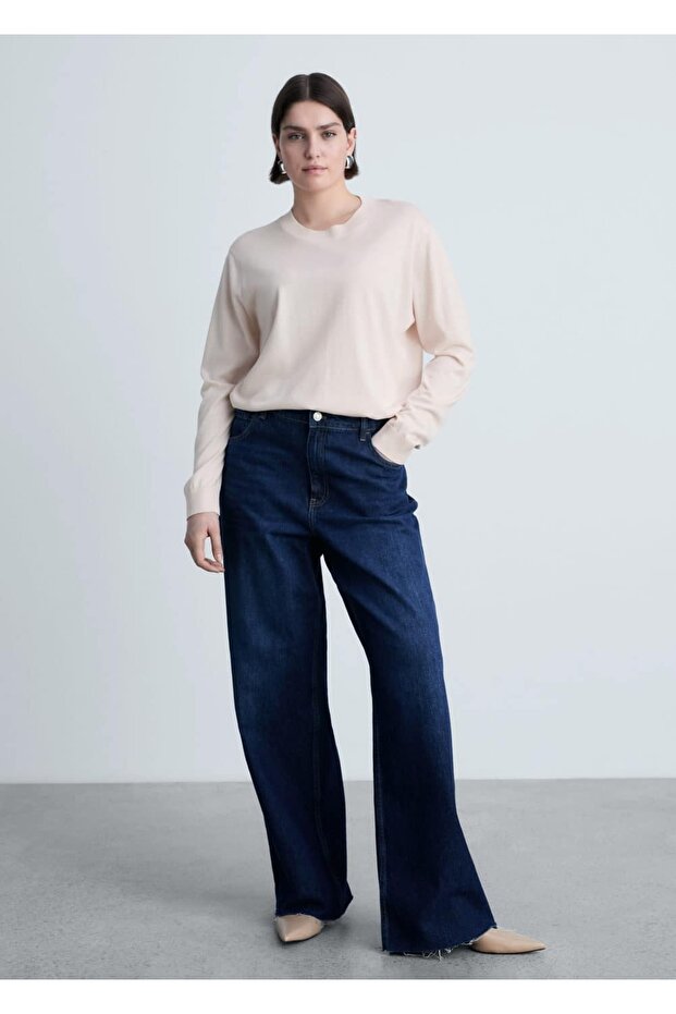 İpek karışımlı triko kazak - 6