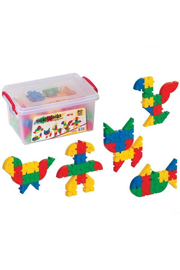 Smart Bloklar Küçük Boy 80 Parça - 1