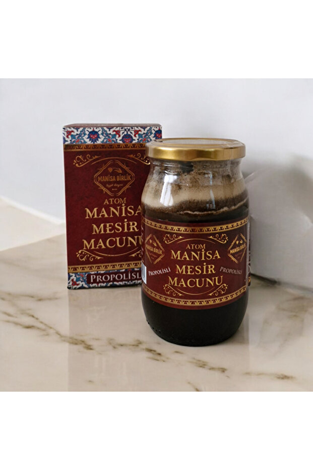 Manisa Atom Mesir Macunu Ballı Propolisli 400 gr - 1