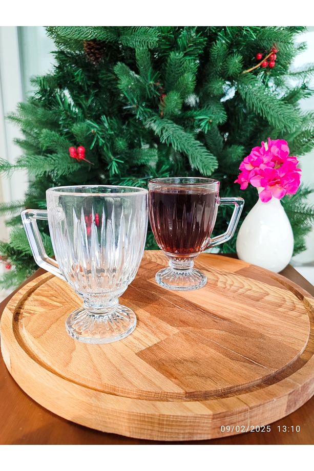 Annecy 4'lü Çay Fincanı Seti - Şeffaf - 190 ml - 6