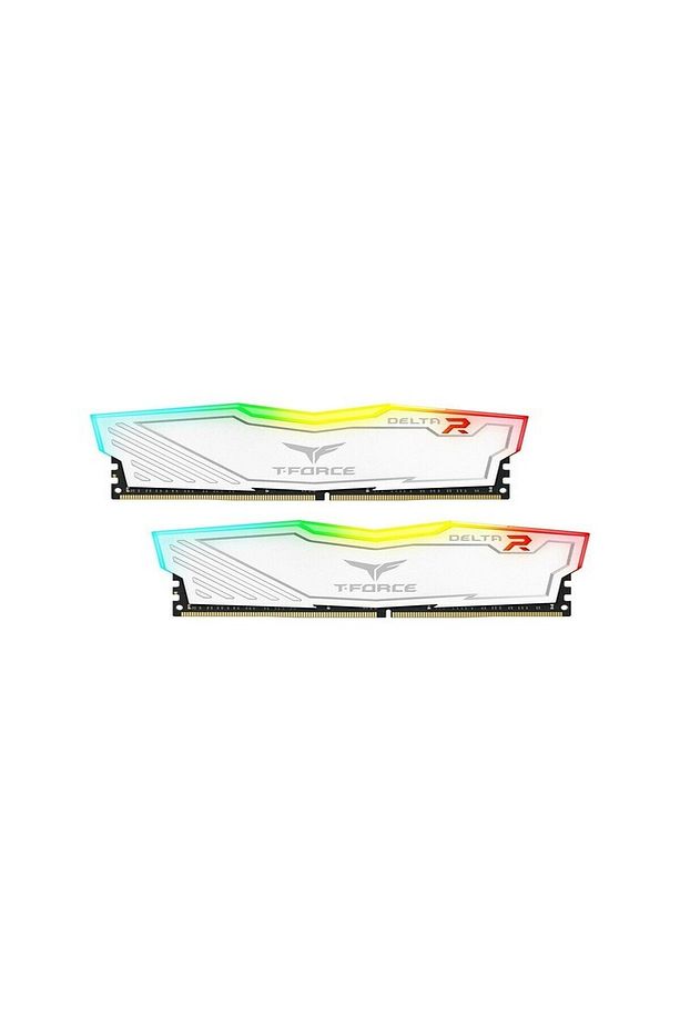 T-Force Delta RGB White TF4D416G3600HC18JDC01 16 GB (2x8) DDR4 3600 MHz CL18 Ram - 1