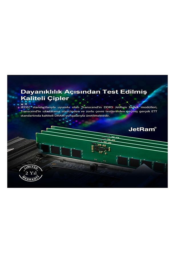 JM5600ASE-32G 32 GB DDR5 5600 MHz CL46 Notebook Ram - 7