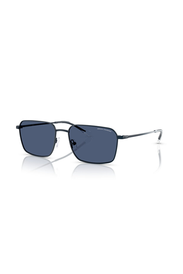Man RECTANGLE Sun- AX 2053S - lense size:57mm - MATTE BLUE