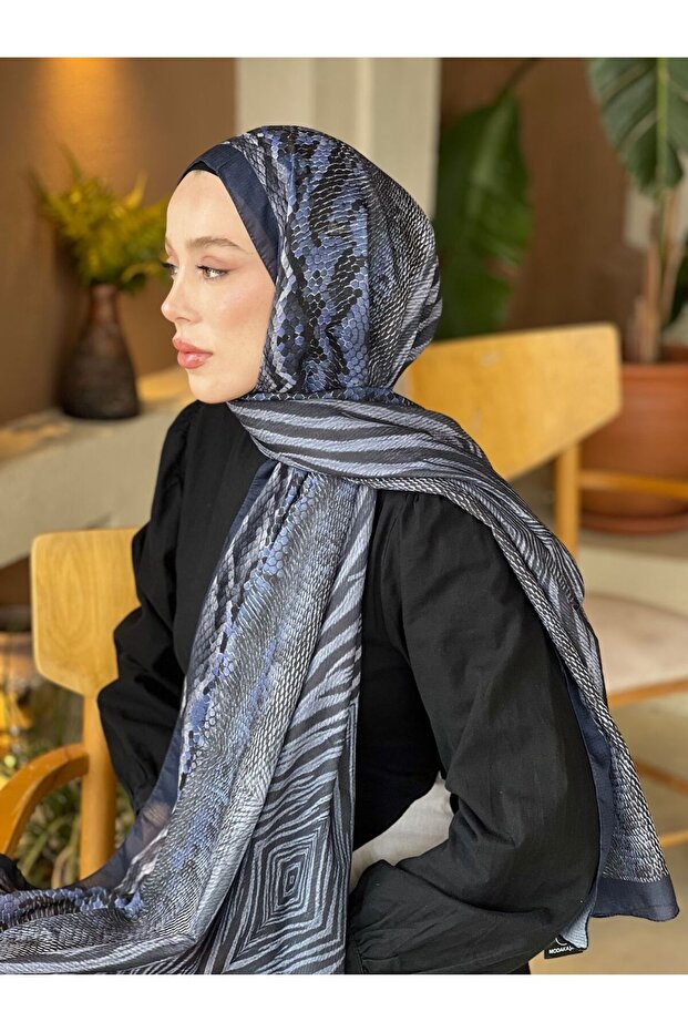 شال لينا بنمط الترتر - 1