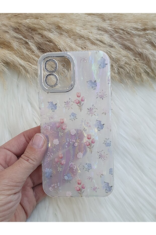 حافظة منقوشة متوافقة مع هاتف آيفون 11 مع حماية للعدسات الحجرية - 4