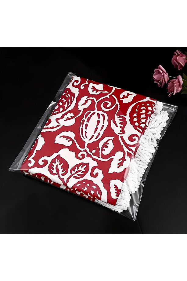 50 Adet 20x35 Cm Bantlı Yapışkanlı Şeffaf OPP Jelatin Poşet ( 20X30+5) - 4