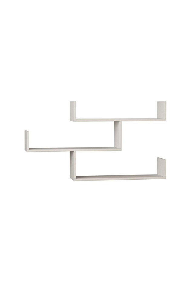 3-Piece Wall Mounted Floating Shelves - White - 2