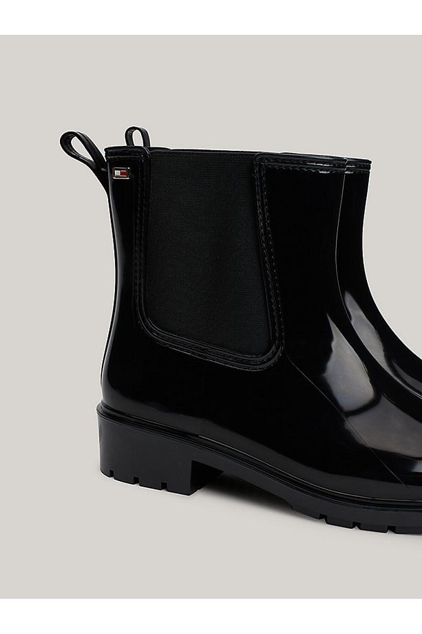 Kadın Kışlık Su Geçirmez Lastikli Kaydırmaz Taban Siyah Bot & Bootie FW0FW08213-BDS - 6