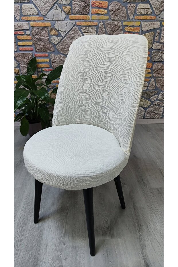 RETRO JACQUARD CHAIR COVER Kitchen Chair Cover Dining Chair Cover STRETCH FABRIC
