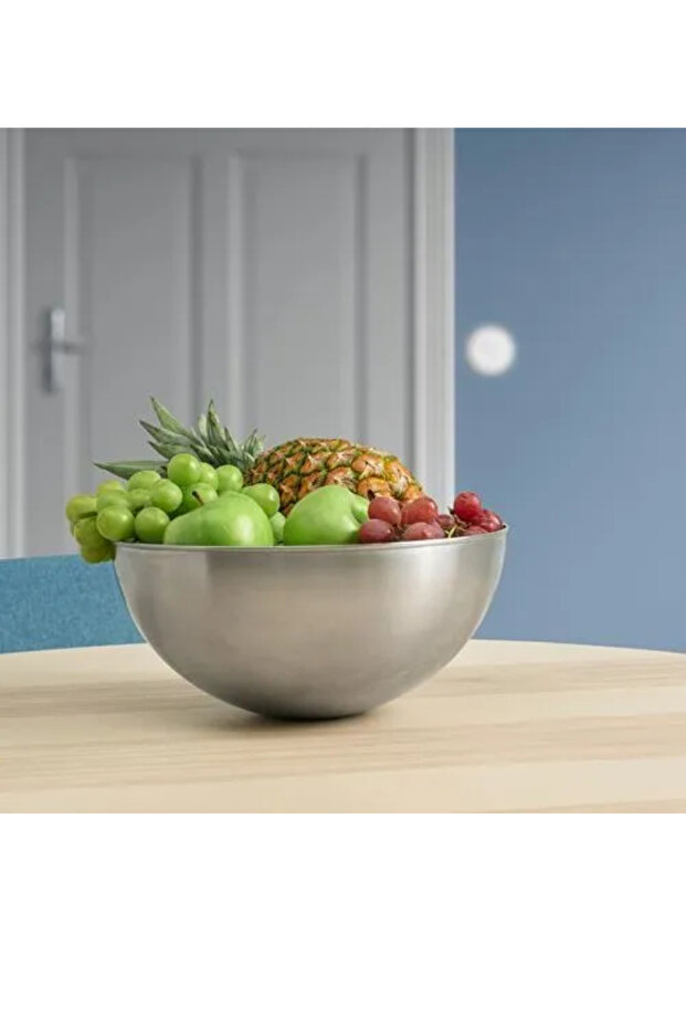 28 Cm Paslanmaz Çelik Servis Kasesi - 7