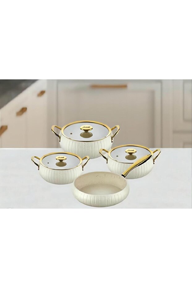 Hare 7 Parça Granit Döküm Set - 1