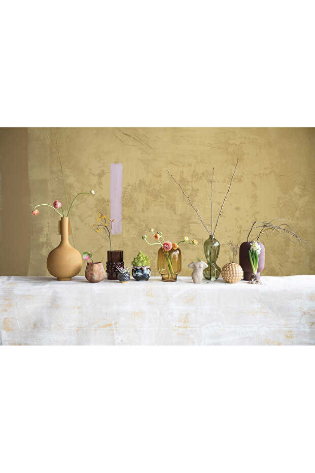 Terracotta Gövde Şekilli Vazo - 5