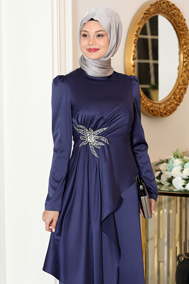 Şık  Tesettür Abiye - 3