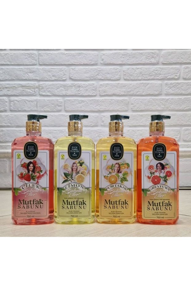 Eyüp Sabri Tuncer Fruits Kitchen Soaps 750 ml X 4