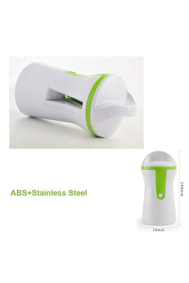 Spiral Vegetable Slicer with Spaghetti Container, Adjustable Onion Spiral Vegetable Slicer for Cucumber Salad - 2
