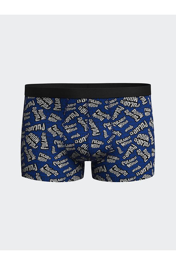 Siyah Standart Kalıp Pamuklu Esnek Erkek Boxer 3'lü - 2
