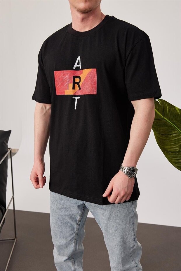 Art Siyah Tshirt - 3