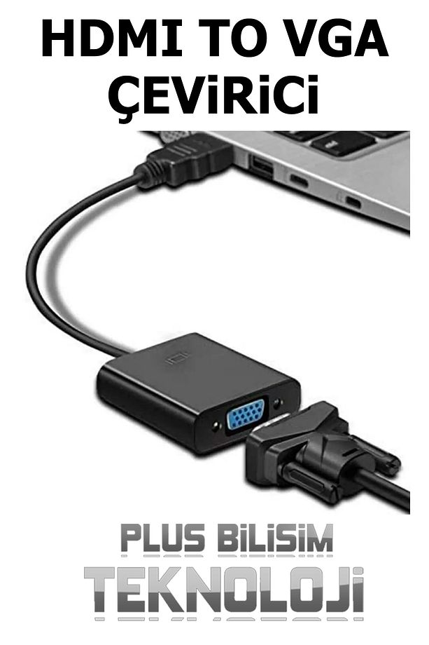 Hdmi To Vga Dönüştürücü Çevirici Oem - 3