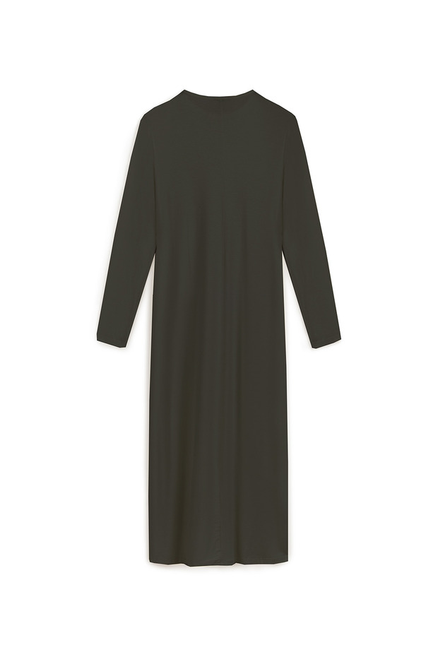 Rochie neagră cu mânecă lungă - 2