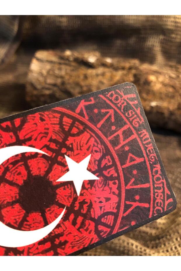 Runik Bayrak Patch/Peç/Arma (9 x 4,9cm) - 2