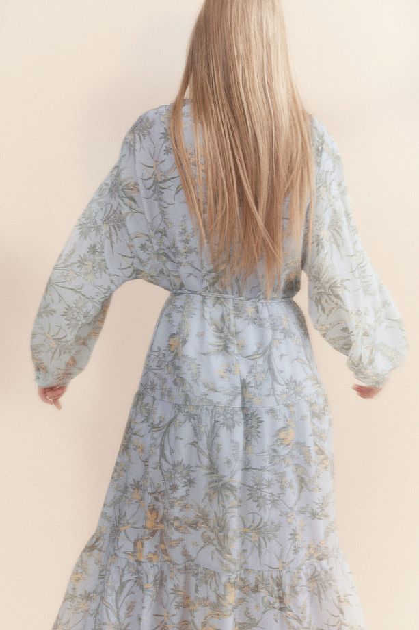 Oversize Krinkle Elbise - 4