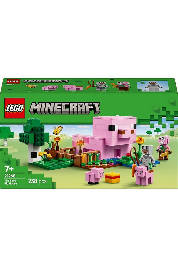 ® Minecraft® Yavru Domuz Evi 21268 - 7 Yaş ve Üzeri Yapım Seti (238 Parça) - 4